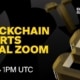 Exciting announcement for the Blockchain Sports community! 📣 TOMORROW will host a SPECIAL ZOOM session with the Blockchain Sports team!,