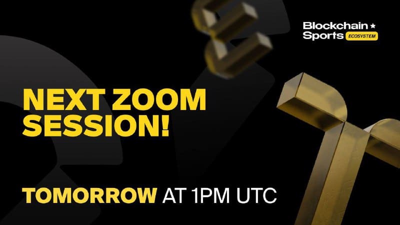 Tomorrow's Zoom Session: Breaking Records with Blockchain Sports Ecosystem!,