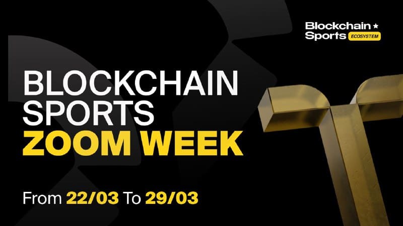 Week of ZOOM SESSIONS with the Blockchain Sports Team - Get Ready for an Action-Packed Week Ahead!,